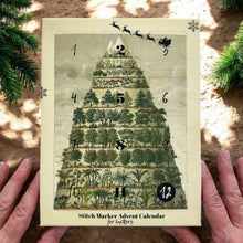 Load image into Gallery viewer, 2025 Stitch Marker Advent Calendar – Nature Meets Nostalgia (12-Day Set)