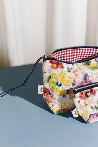 BOLSO DE PROYECTO TEJIDO JACQUARD FLORES AMAPOLAS