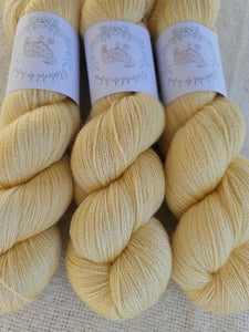Sassy Custard - Silky BFL Lace