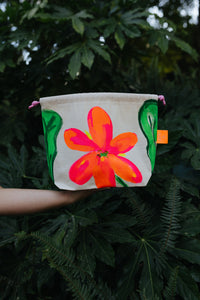 Flower hand painted Bag