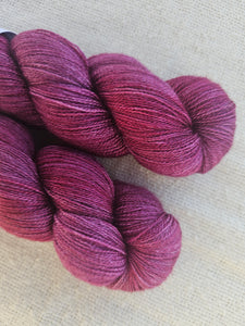 Burnt Burgundy - Silky BFL Lace