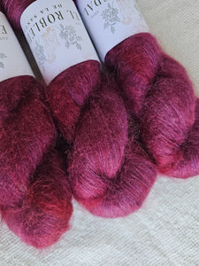 Burnt Burgundy - Silky Mohair