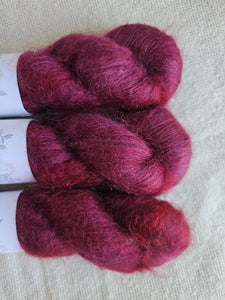 Burnt Burgundy - Silky Mohair