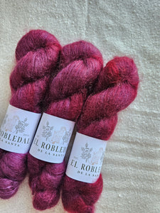 Burnt Burgundy - Silky Mohair
