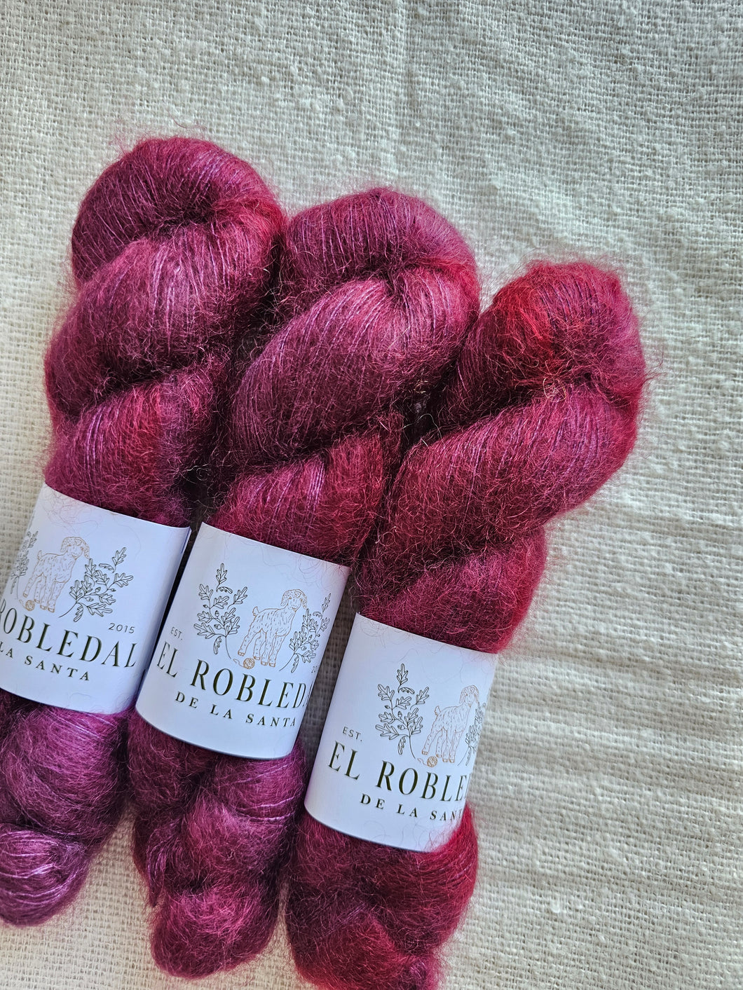 Burnt Burgundy - Silky Mohair