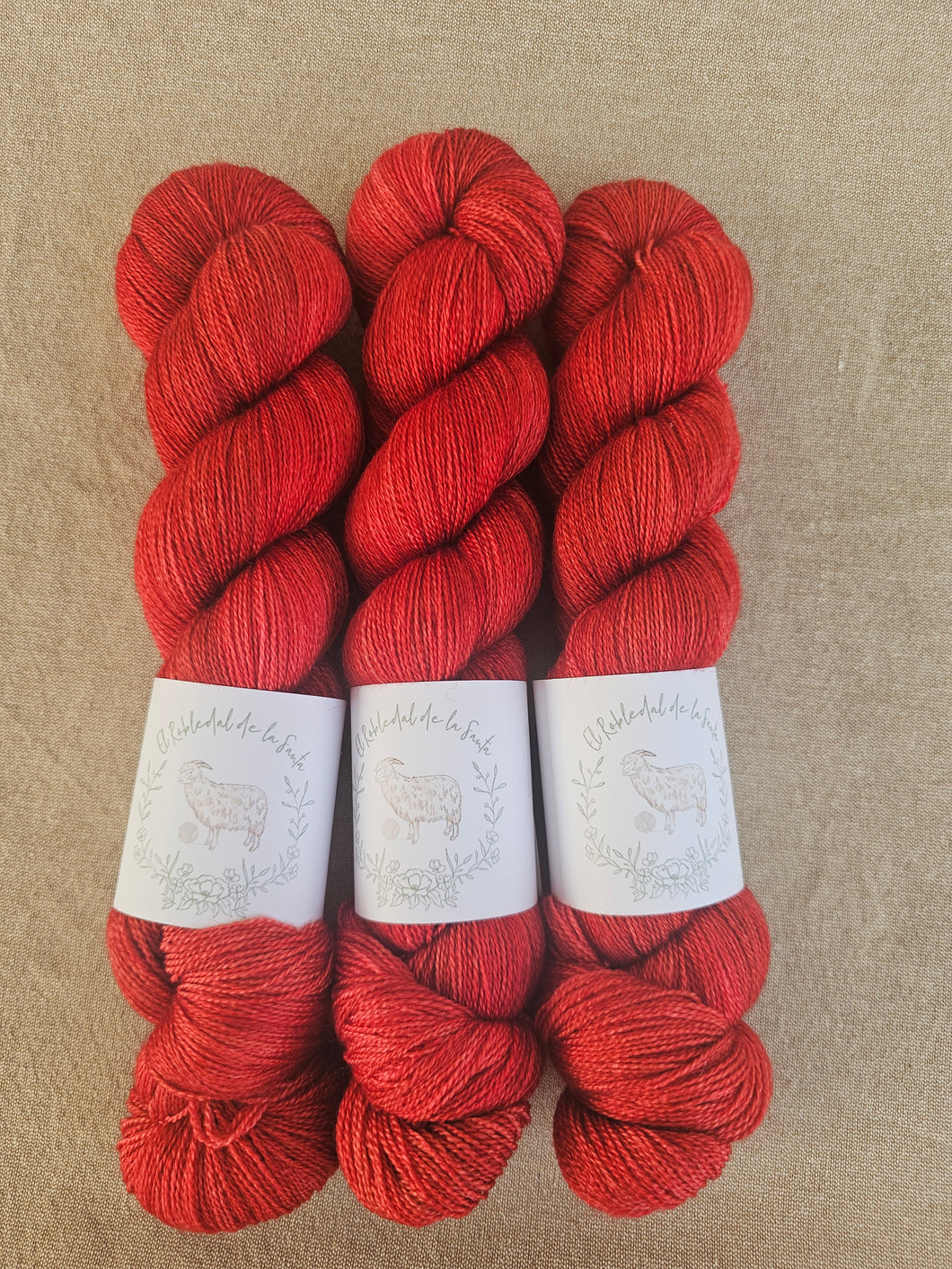 Rojo de Feria - Silky BFL Lace
