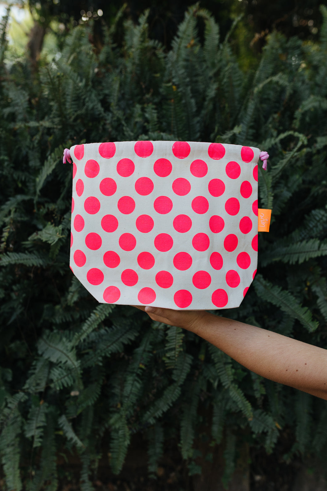Pink dots Bag